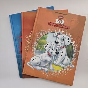 Disney Classics Hardcover Book Set – 101 Dalmatians, The Lion King, Pinocchio